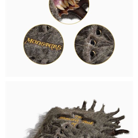 Harry Potter Book of Monsters Plush Pillow Noble Collection NWT - Picture 10 of 11